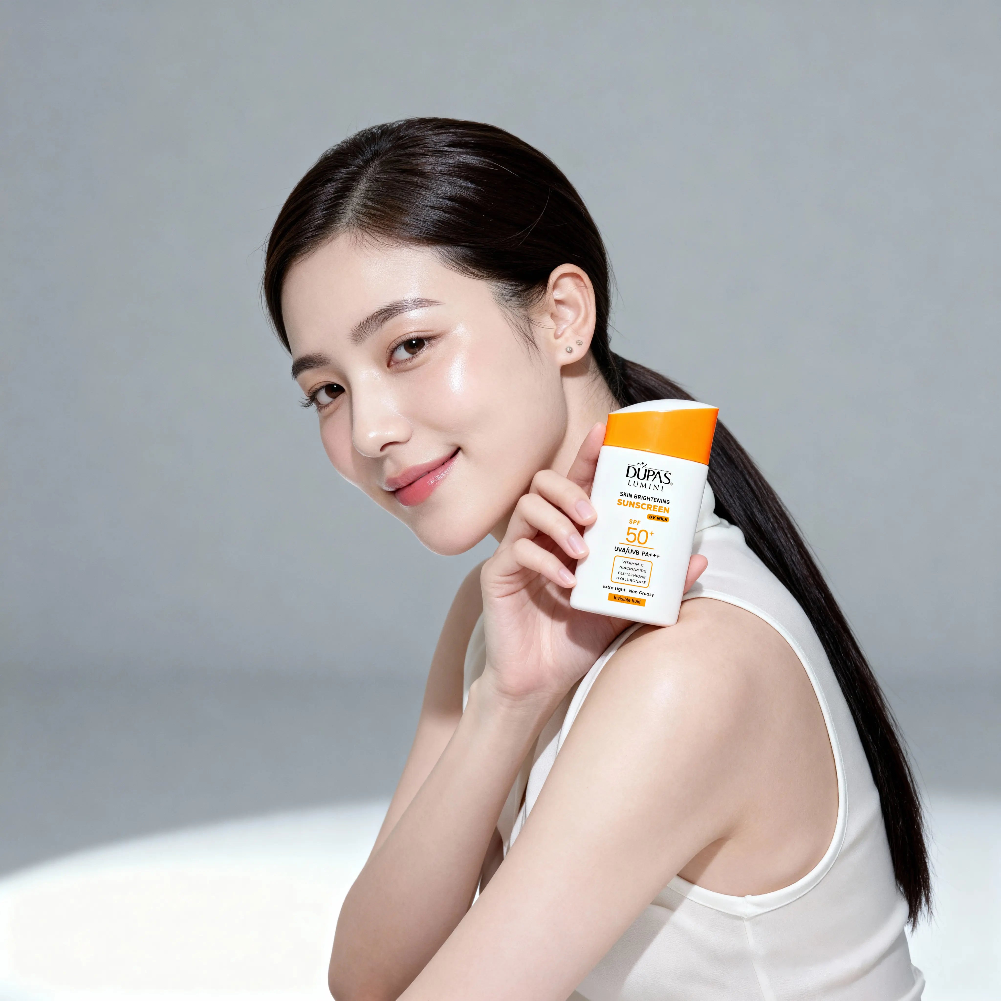 Sunscreen SPF 50 UV Milk – Invisible Fluid Korean UV Milk Tech for Brightening & Protection